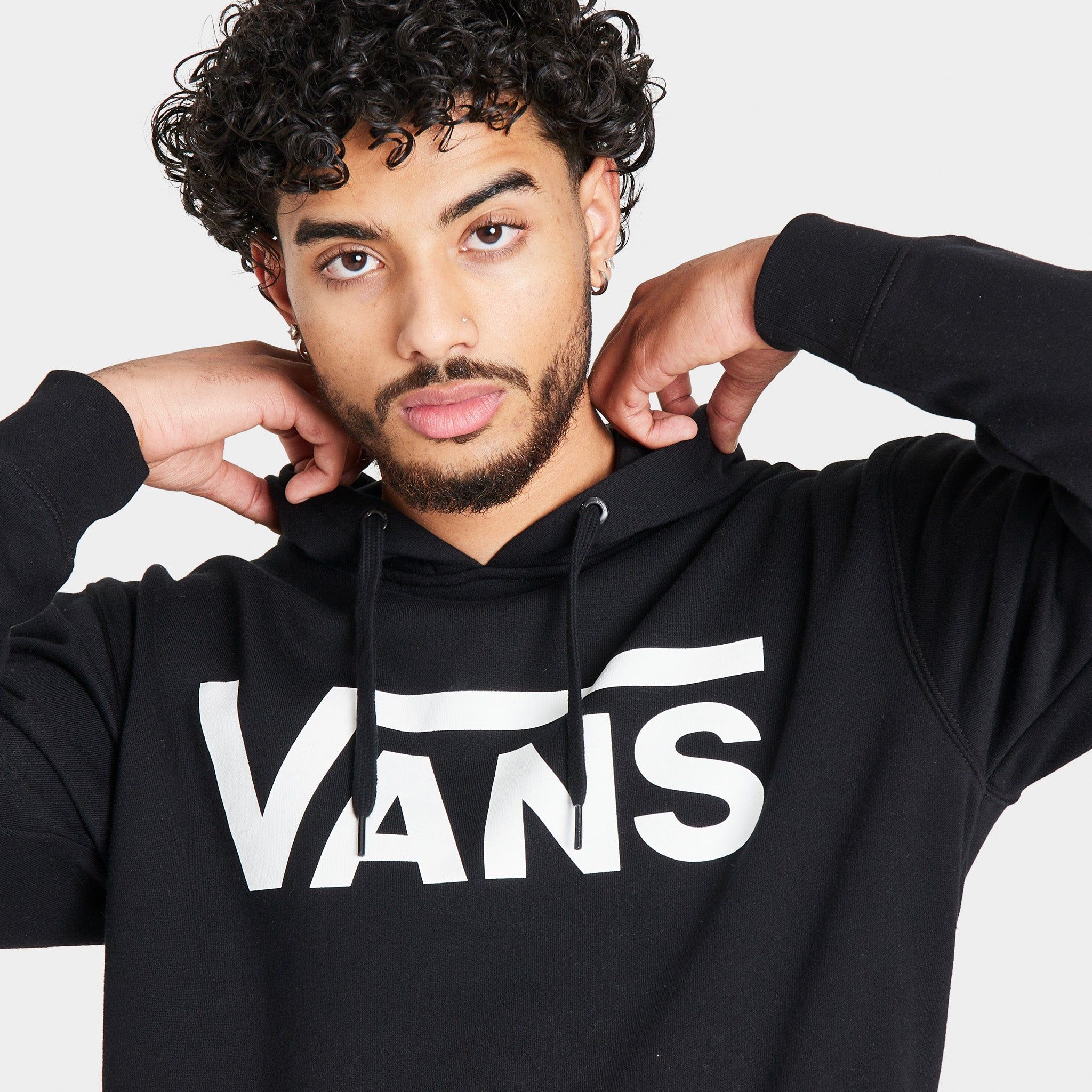 Vans Classic Pullover Hoodie !! Black / White sold by JD Sports product image thumbnail 3