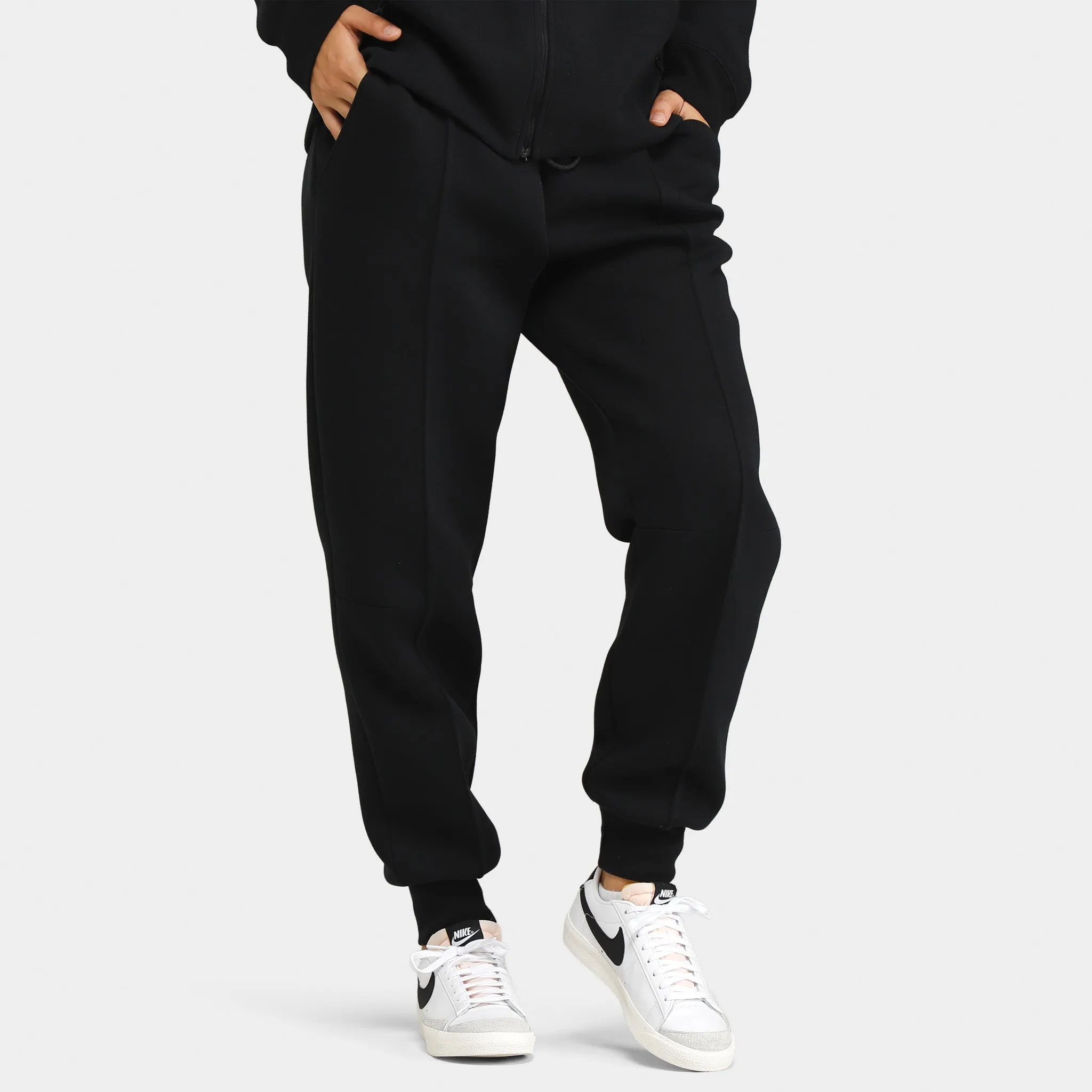 Nike Sportswear Women's Tech Fleece Mid-Rise Joggers / Black sold by JD Sports product image thumbnail 3