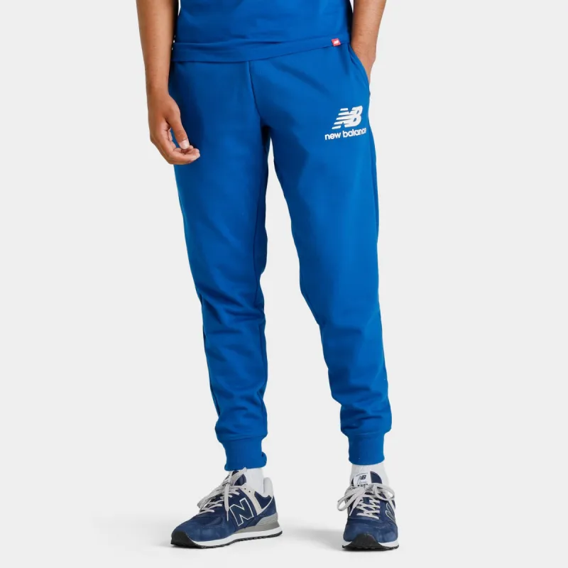 New Balance Essentials Stacked Logo Sweatpants / Blue Groove made by New Balance