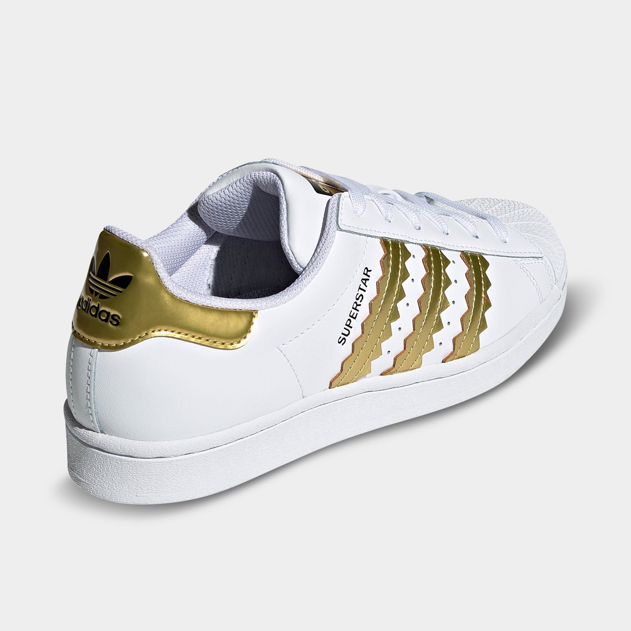 adidas Originals Women's Superstar Cloud White / Matte Gold - Core Black sold by JD Sports product image thumbnail 4