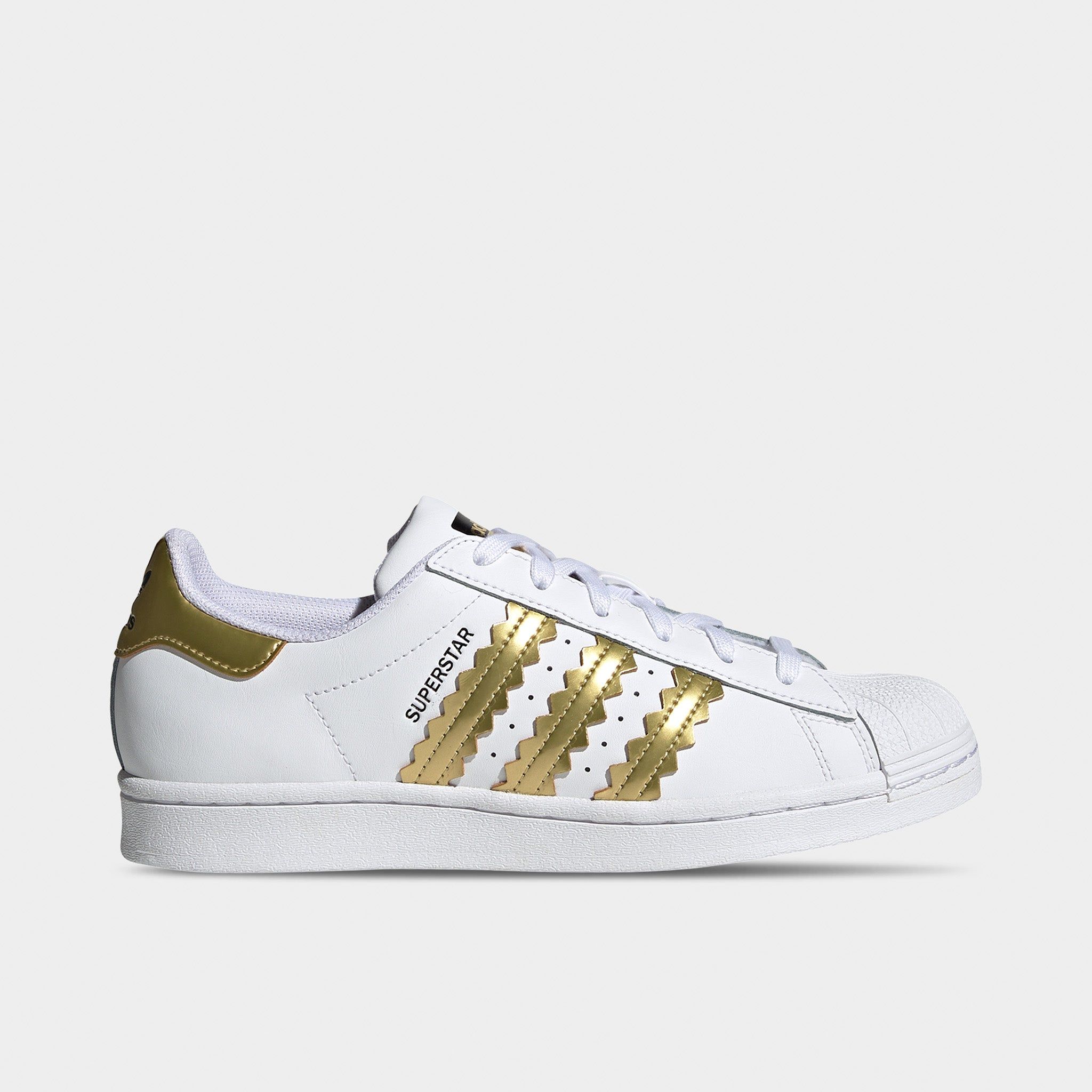 adidas Originals Women's Superstar Cloud White / Matte Gold - Core Black sold by JD Sports product image thumbnail 2