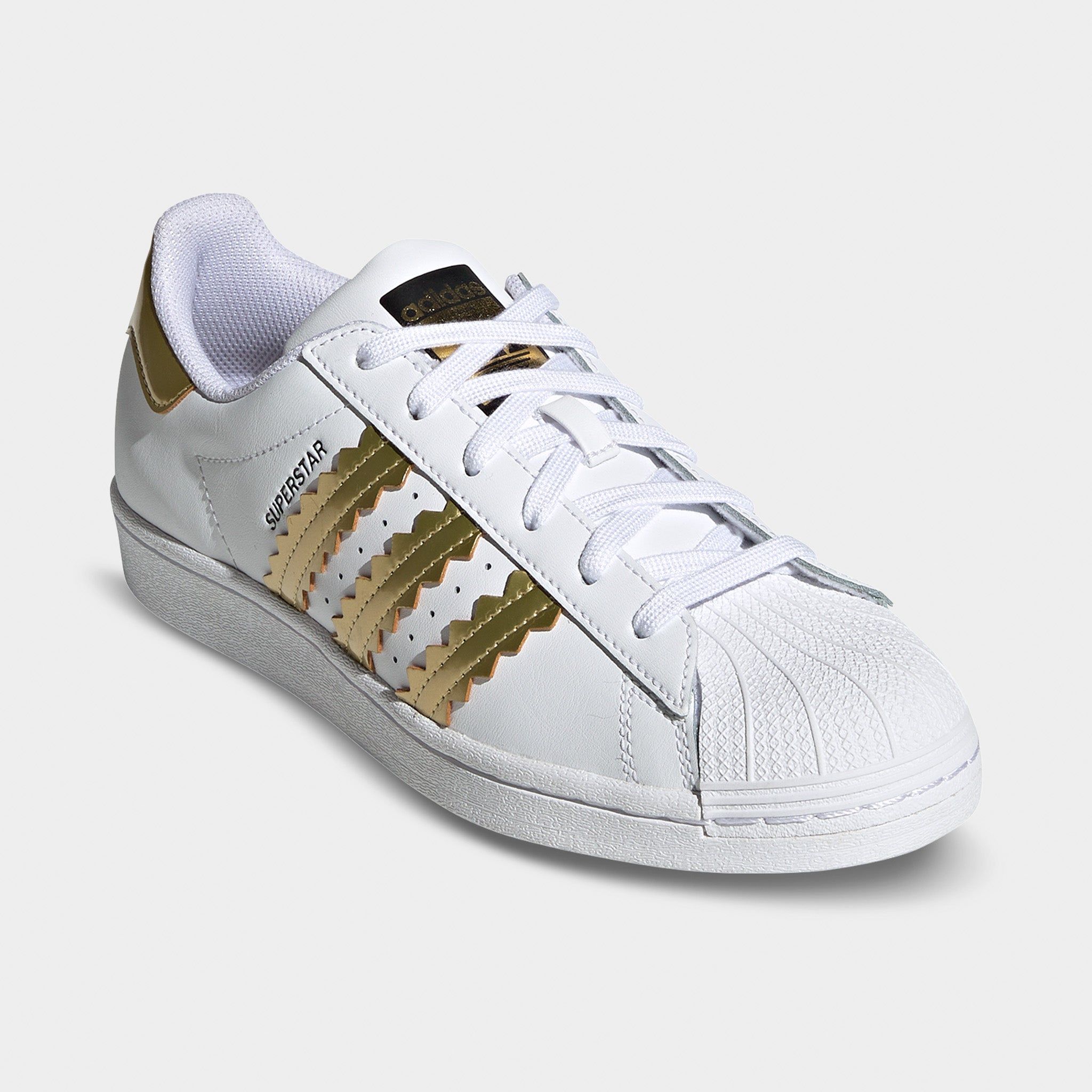 adidas Originals Women's Superstar Cloud White / Matte Gold - Core Black sold by JD Sports product image thumbnail 3