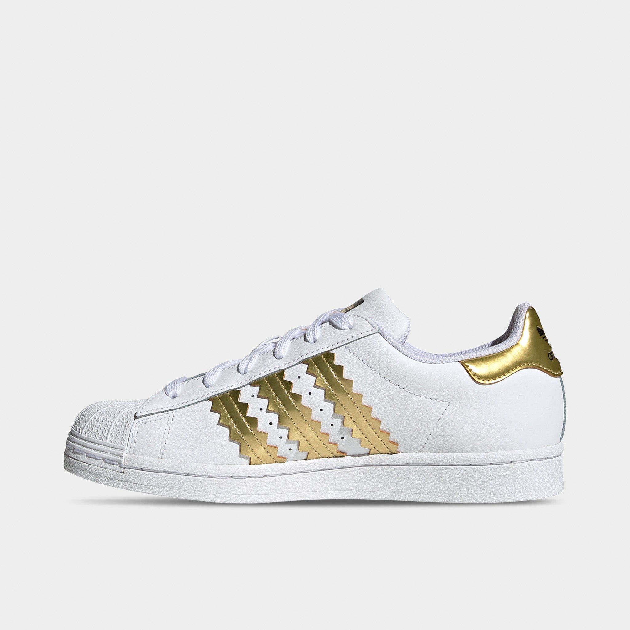 adidas Originals Women's Superstar Cloud White / Matte Gold - Core Black sold by JD Sports