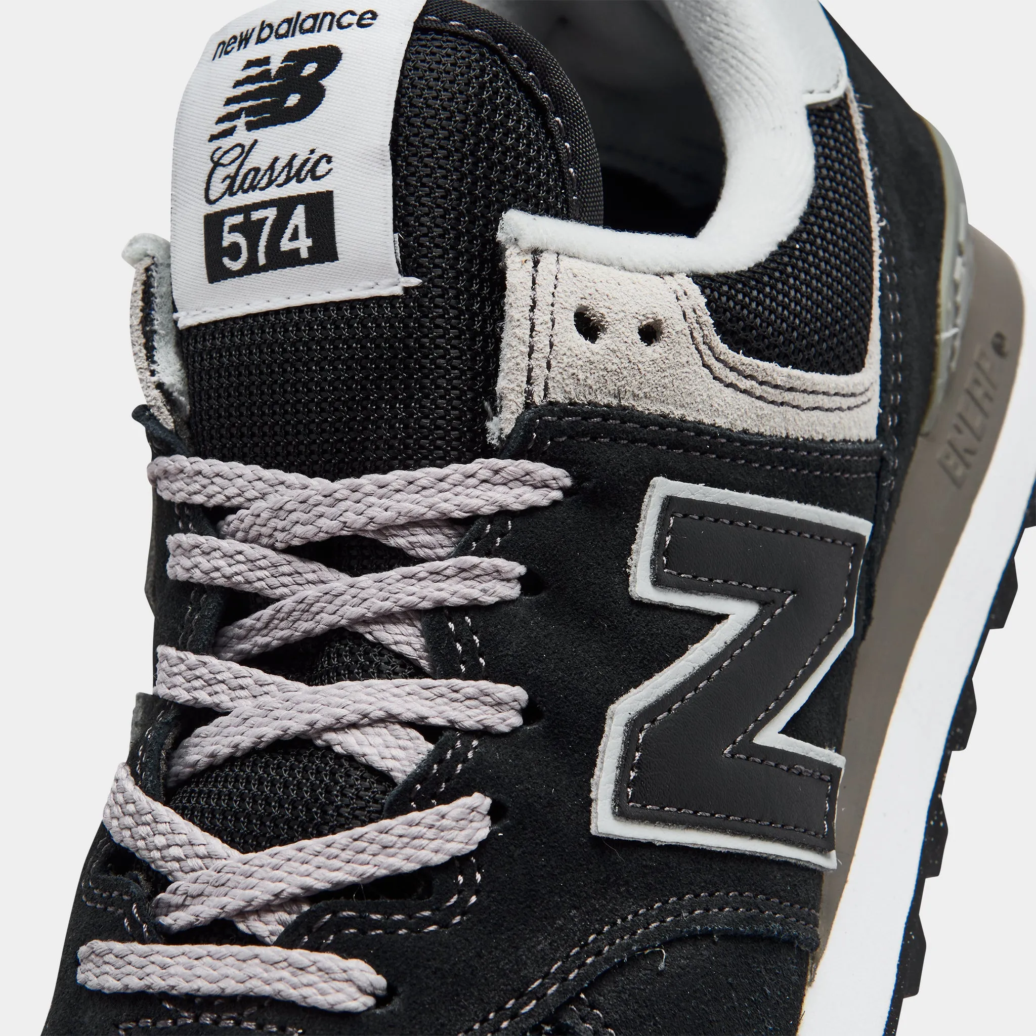 New Balance Women's WL574EVB Black / White sold by JD Sports product image thumbnail 3