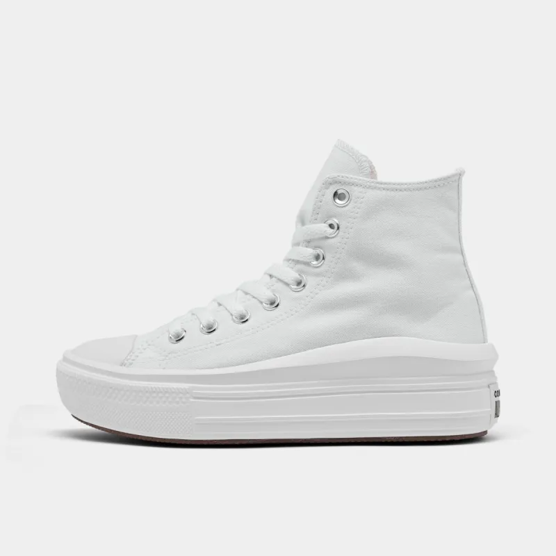 Converse Women's Chuck Taylor All Star Move Hi White / Natural Ivory - Black sold by JD Sports