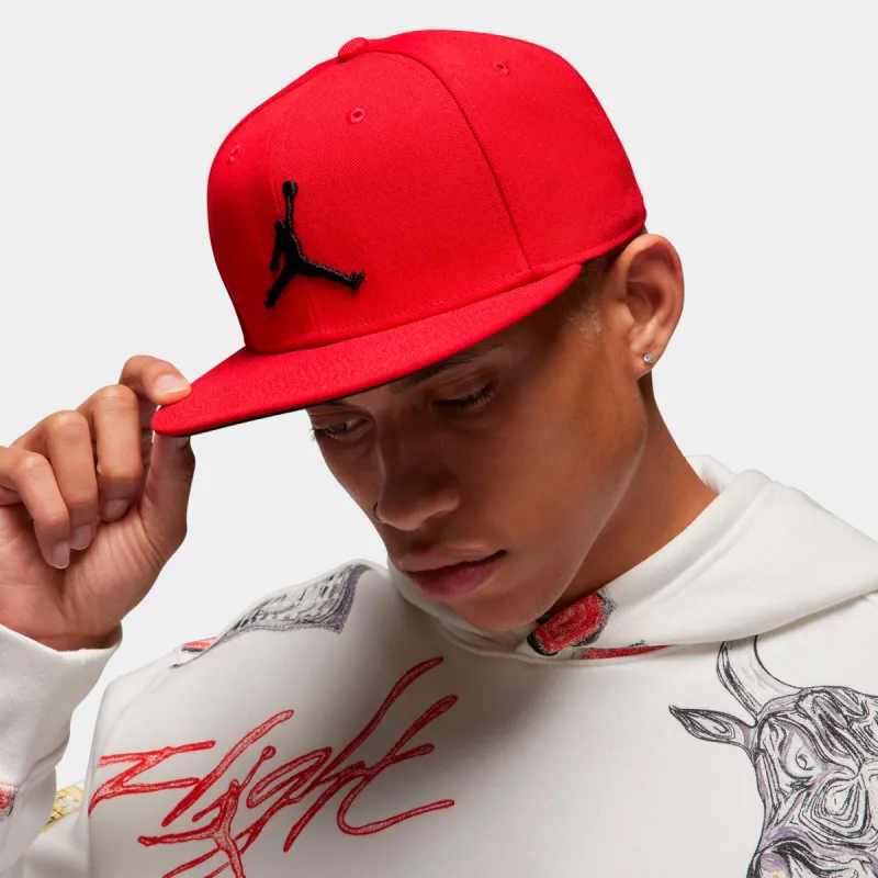 Jordan Pro Snapback Cap Gym Red / Black - Black sold by JD Sports
