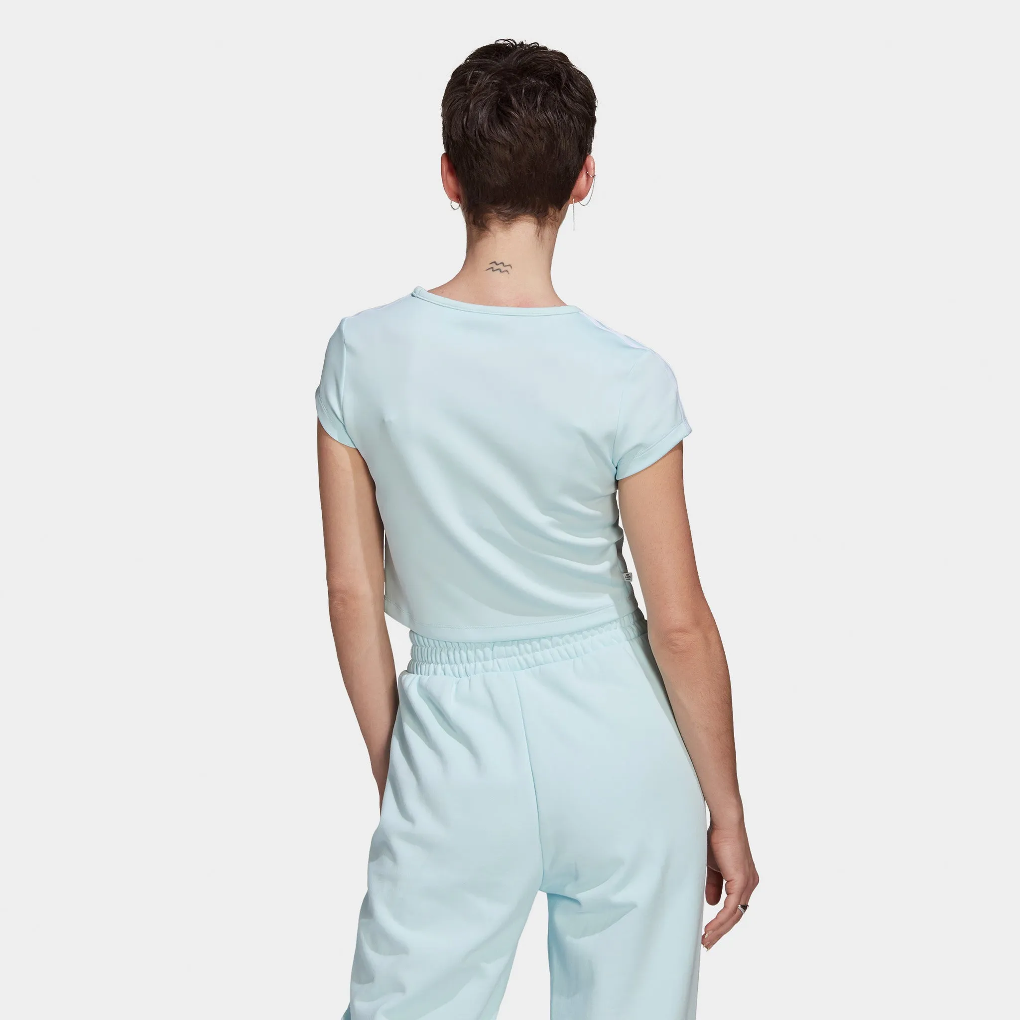 adidas Women's Cropped T-shirt / Almost Blue sold by JD Sports product image thumbnail 2