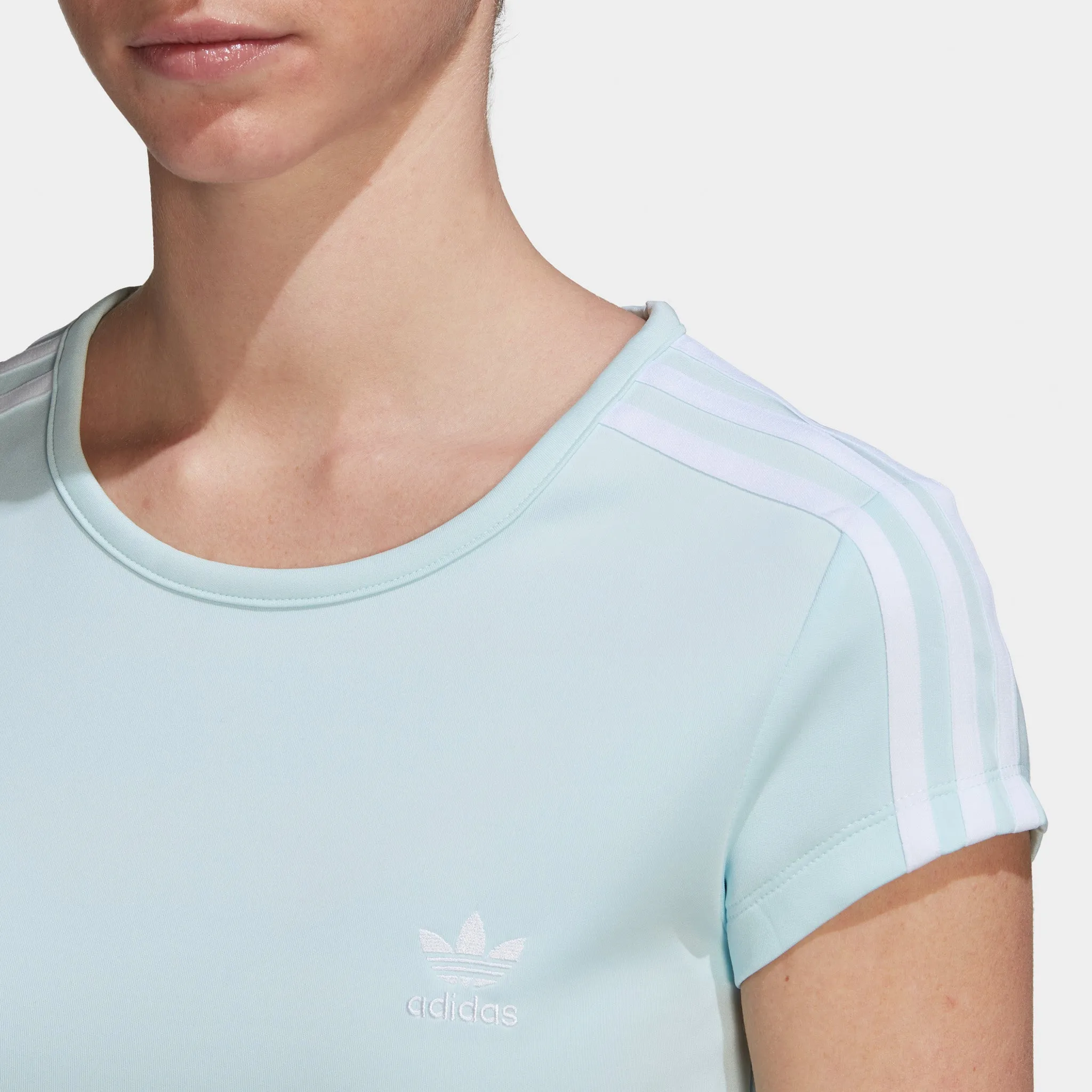 adidas Women's Cropped T-shirt / Almost Blue sold by JD Sports product image thumbnail 4