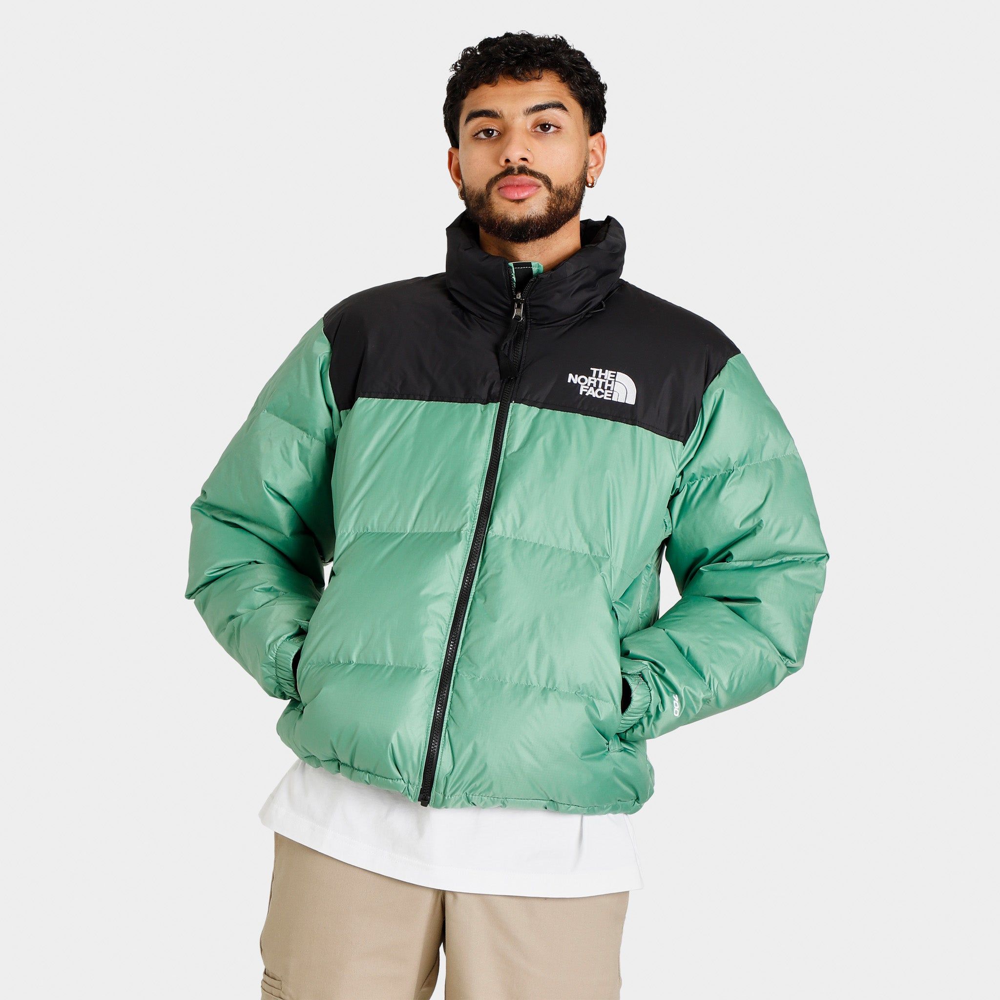 The North Face 1996 Retro Nuptse Jacket / Deep Grass Green sold by JD Sports