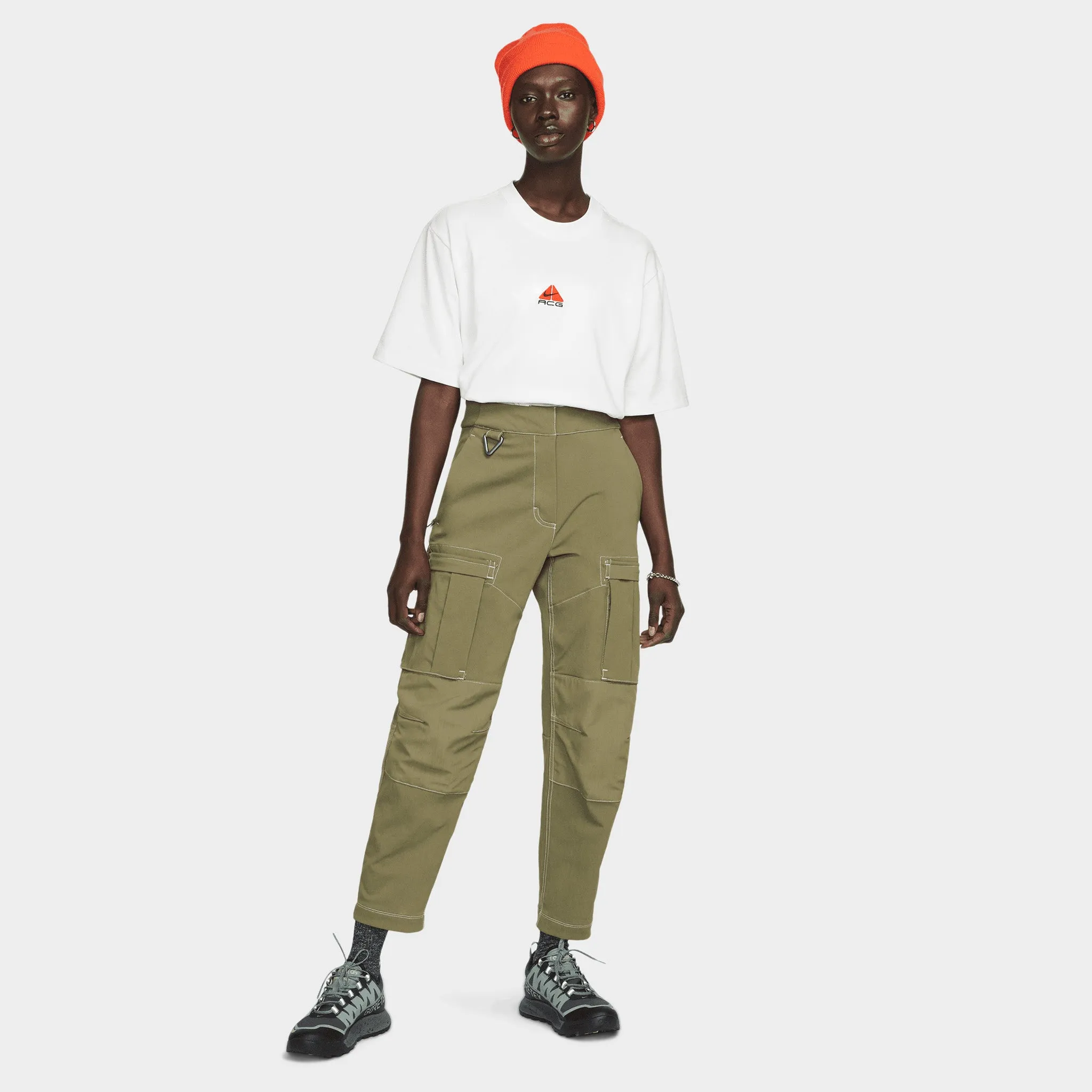 Nike ACG Women’s Short-Sleeve T-shirt Summit White / Electro Orange - Black sold by JD Sports product image thumbnail 4