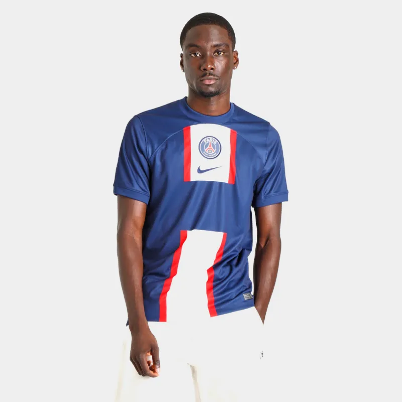 Nike Paris Saint-Germain 2022/23 Stadium Home Jersey Midnight Navy / White - Midnight Navy sold by JD Sports