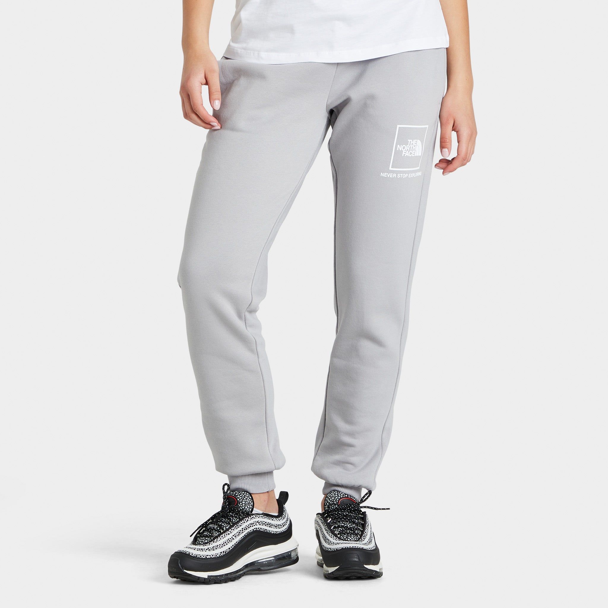 The North Face Women’s New Fine Box Joggers / Meld Grey sold by JD Sports