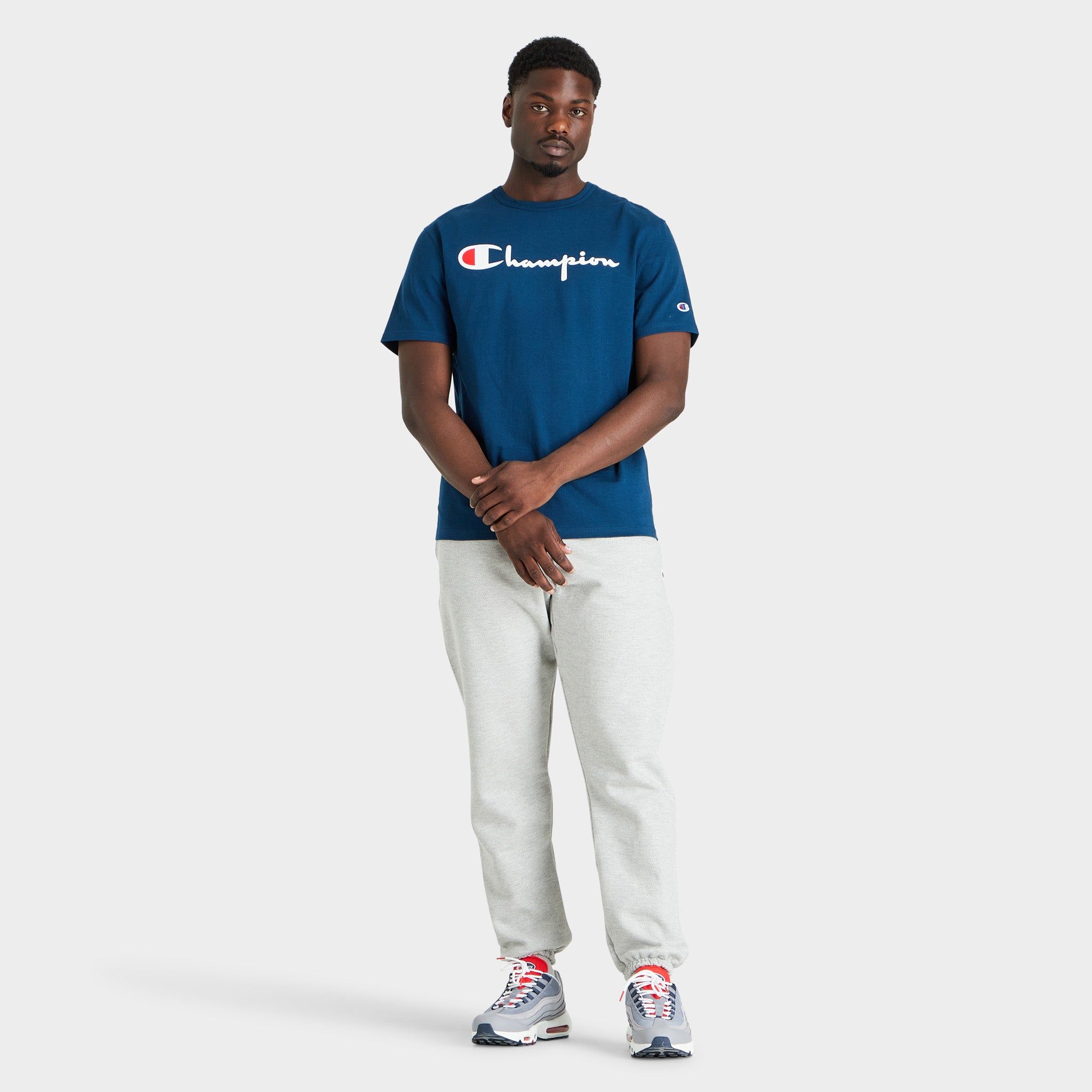 Champion Heritage T-shirt / Jetson Blue sold by JD Sports product image thumbnail 5