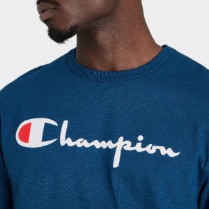 Champion Heritage T-shirt / Jetson Blue sold by JD Sports
