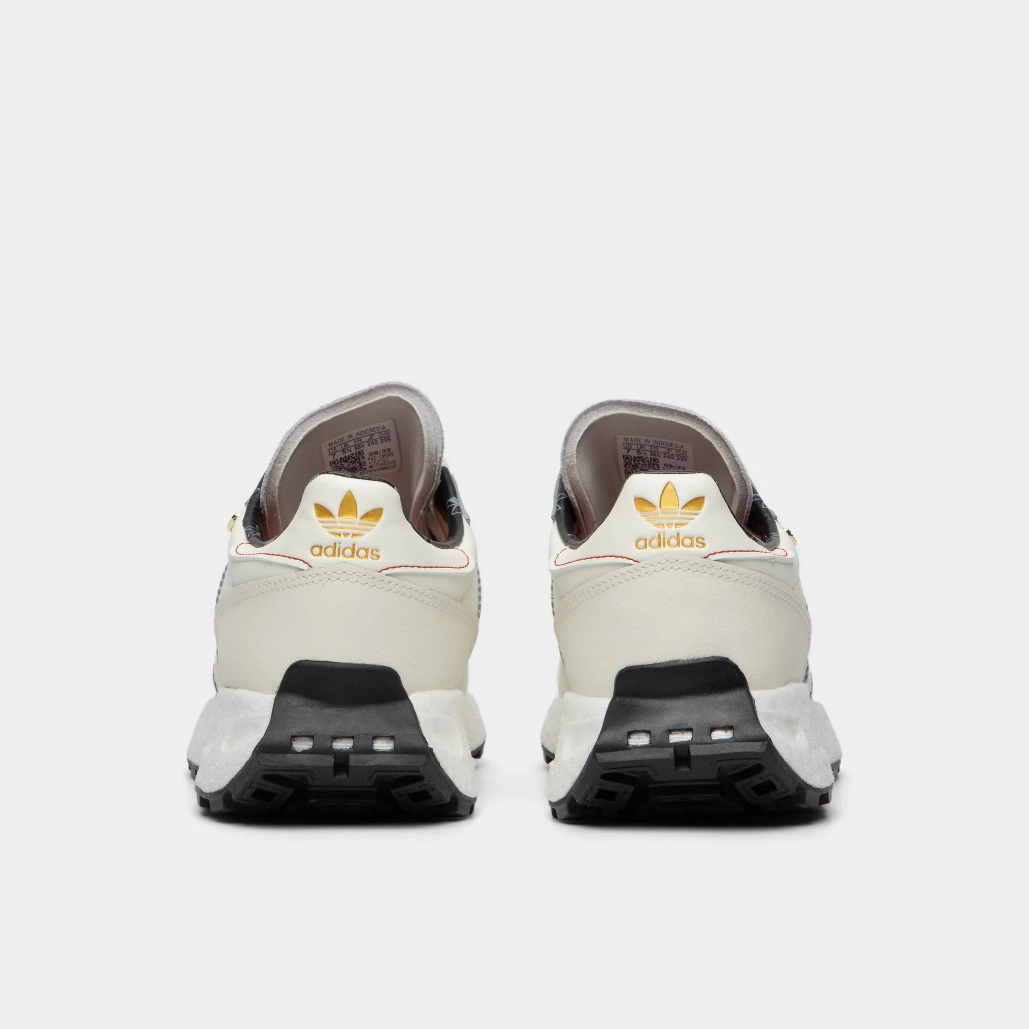 adidas Originals Women's Retropy E5 Off White / Off White - Gold Met sold by JD Sports product image thumbnail 4