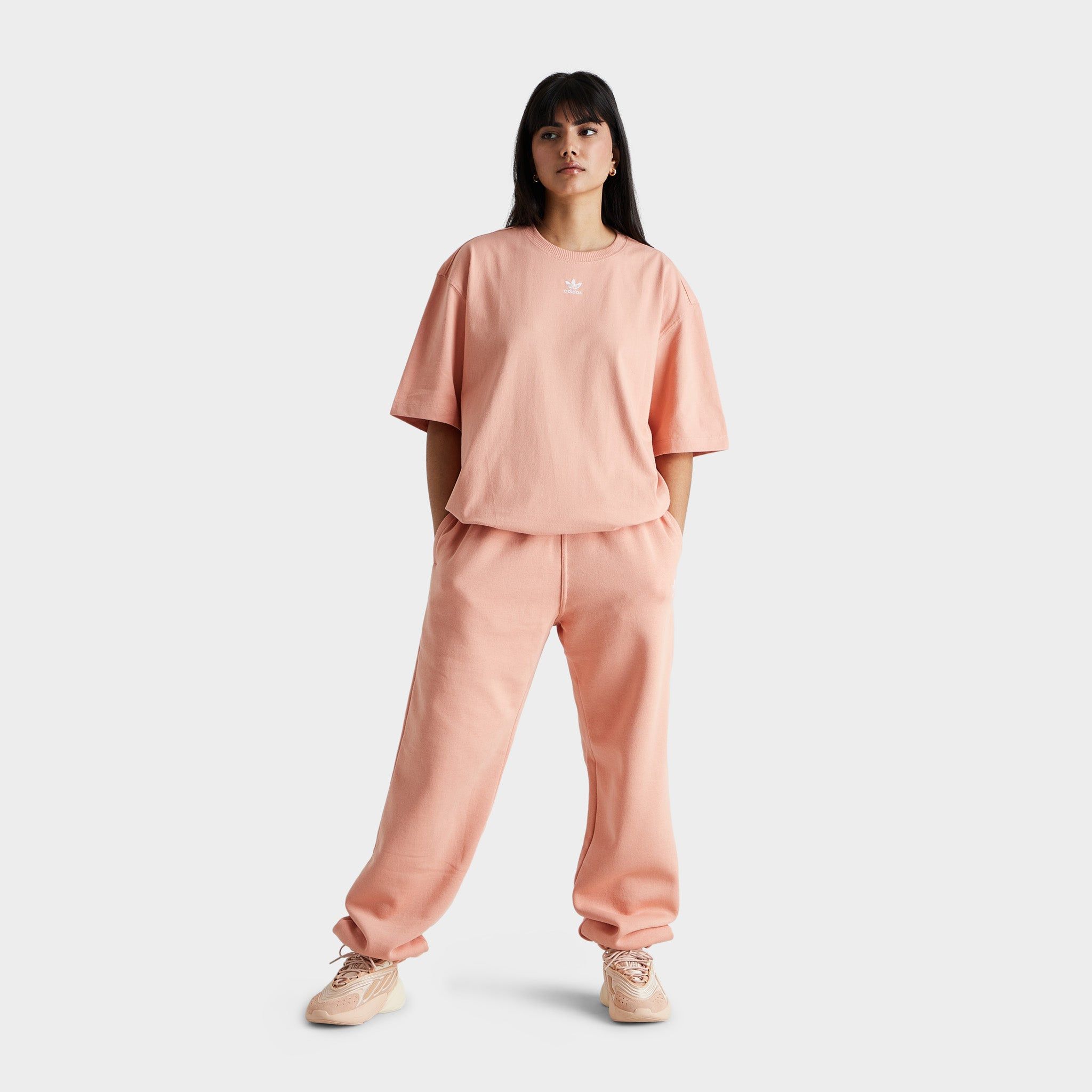adidas Originals Women's Loungewear Adicolor Essentials T-shirt / Ambient Blush sold by JD Sports product image thumbnail 4