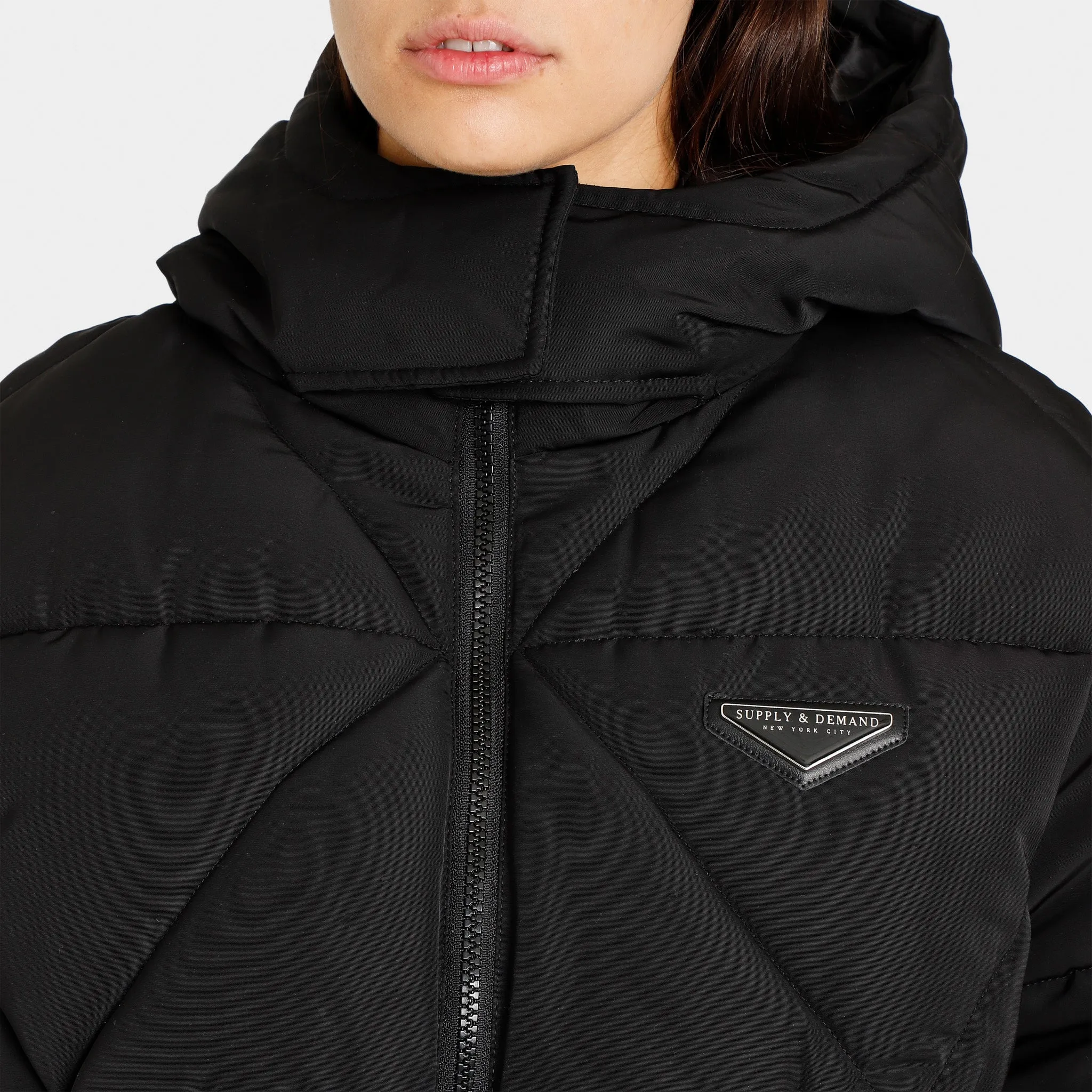 Supply & Demand Women's Parker Padded Jacket / Black sold by JD Sports product image thumbnail 4