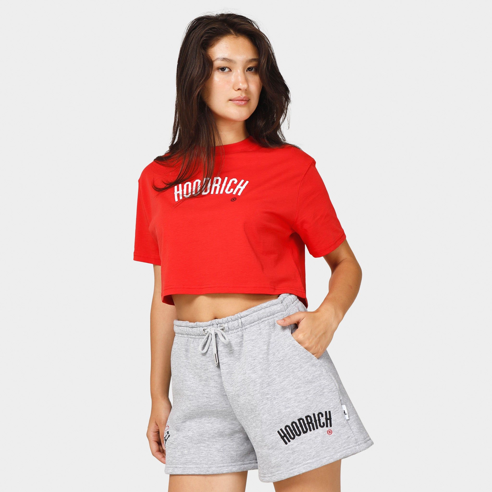 Hoodrich Women's OG Calor Cropped T-Shirt / Red sold by JD Sports