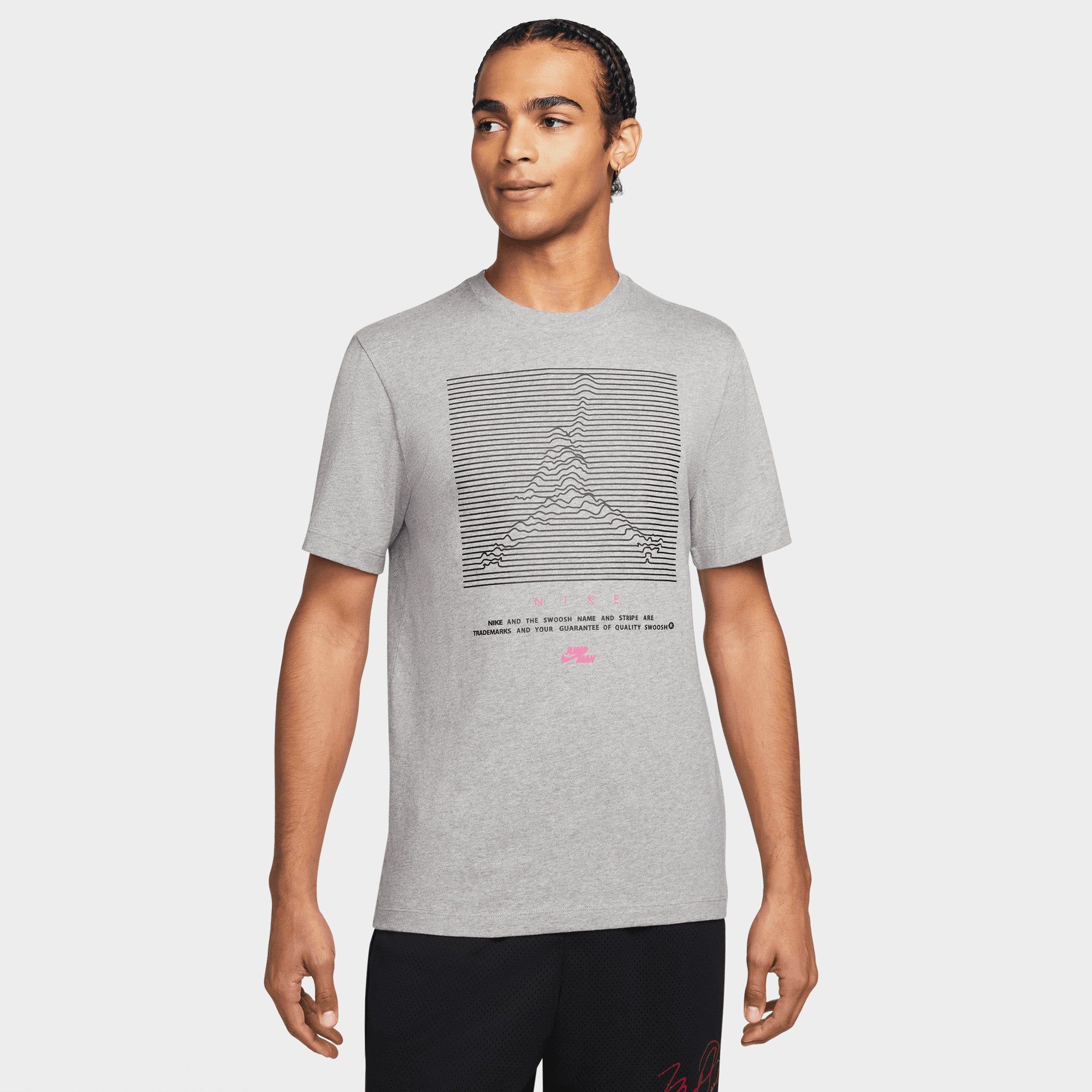 Jordan Jumpman Graphic T-shirt Carbon Heather / Black sold by JD Sports