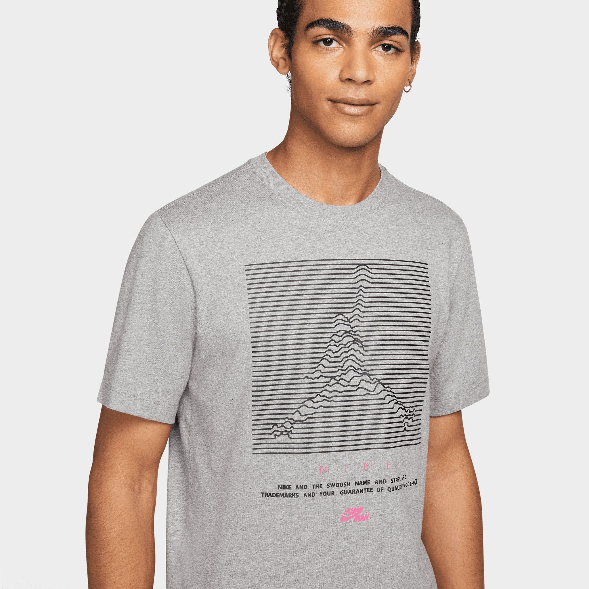 Jordan Jumpman Graphic T-shirt Carbon Heather / Black sold by JD Sports product image thumbnail 3