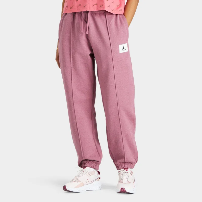 Jordan Women's Essentials Fleece Pants Light Mulberry / Heather - Cave Purple sold by JD Sports