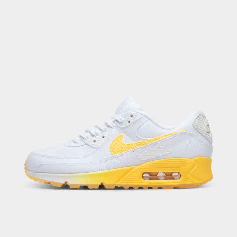Nike Women's Air Max 90 SE White / Citrus Pulse - Alabaster sold by JD Sports