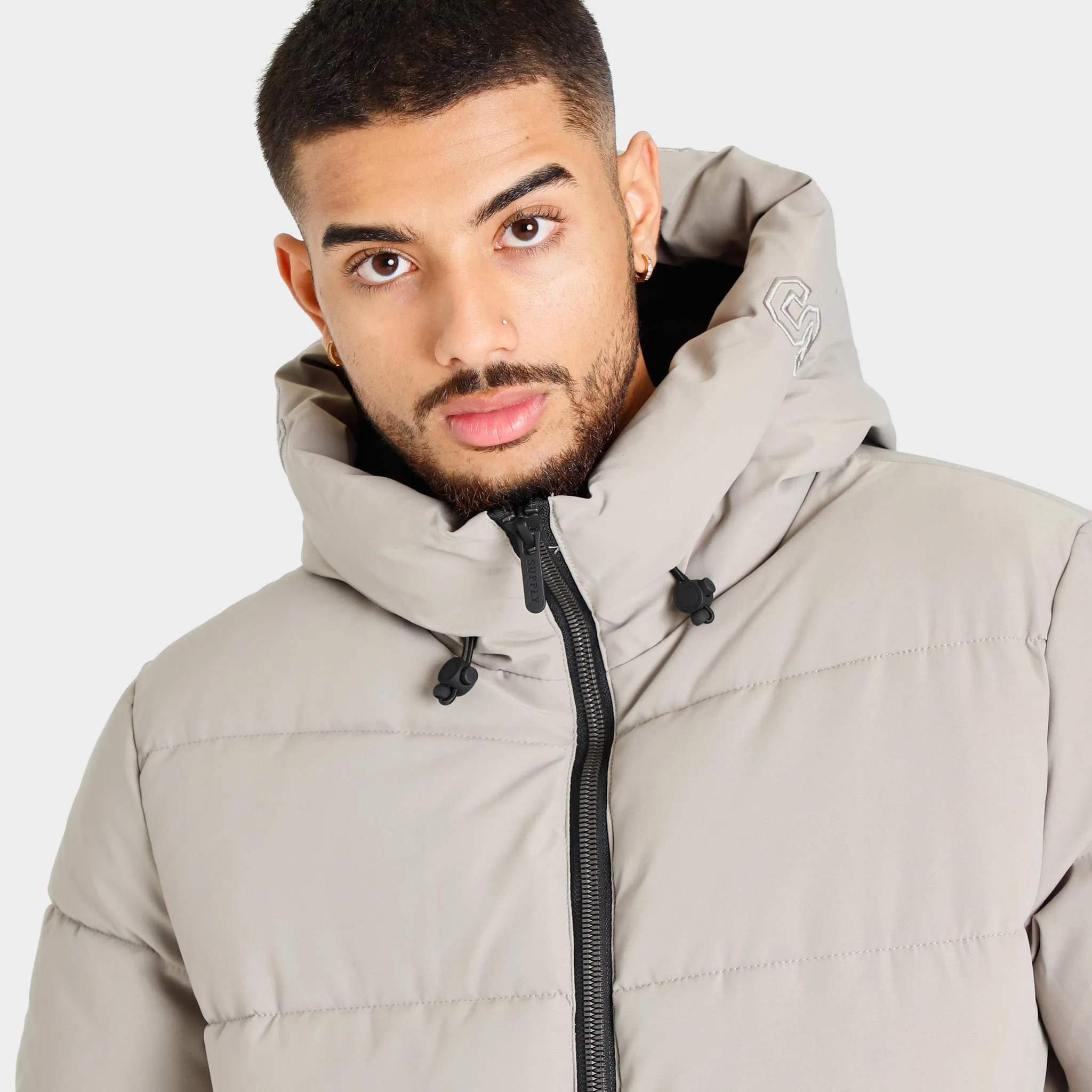 Supply & Demand Craft Puffa Jacket / Stone sold by JD Sports product image thumbnail 3