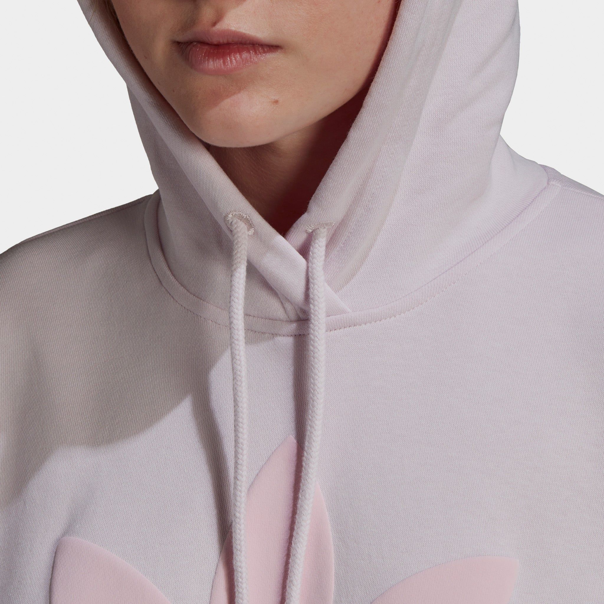 adidas Originals Women’s Cropped Pullover Hoodie / Almost Pink sold by JD Sports product image thumbnail 4