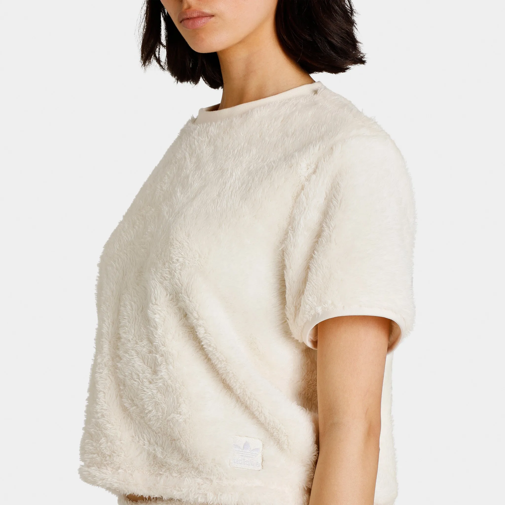 adidas Originals Women's Essentials+ Fluffy T-shirt / Wonder White sold by JD Sports product image thumbnail 3
