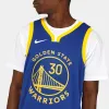 Nike Dri-FIT Golden State Warriors 2022/23 Swingman Jersey Rush Blue / Stephen Curry sold by JD Sports