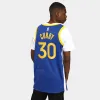 Nike Dri-FIT Golden State Warriors 2022/23 Swingman Jersey Rush Blue / Stephen Curry sold by JD Sports