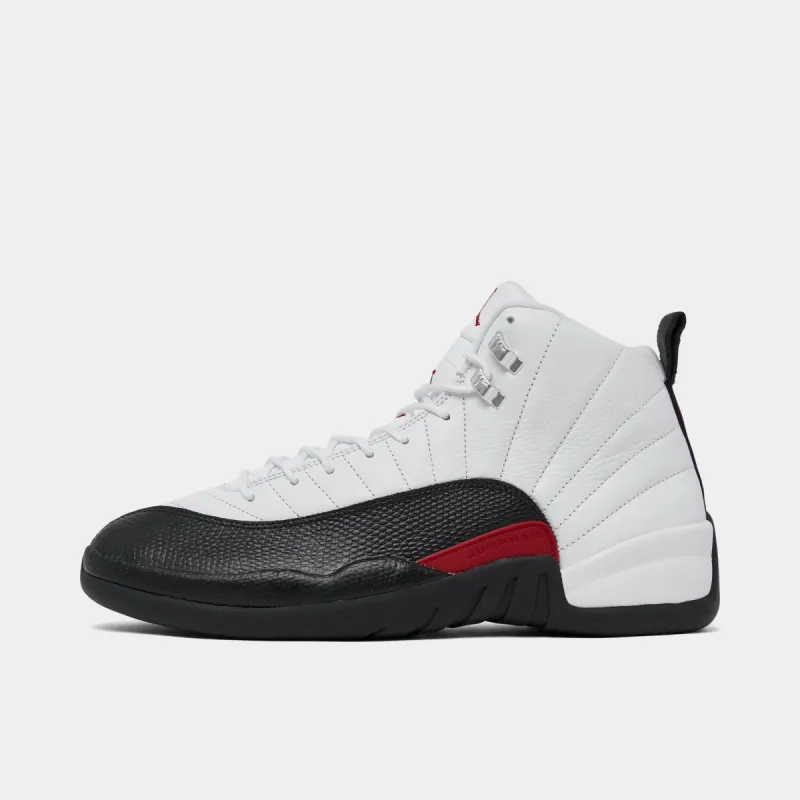 Jordan 12 Retro White / Gym Red - Black sold by JD Sports