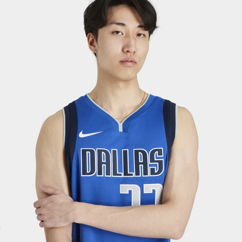 Nike NBA Swingman Jersey Luka Dončić Mavericks Icon Edition 2020 Game Royal / College Navy sold by JD Sports