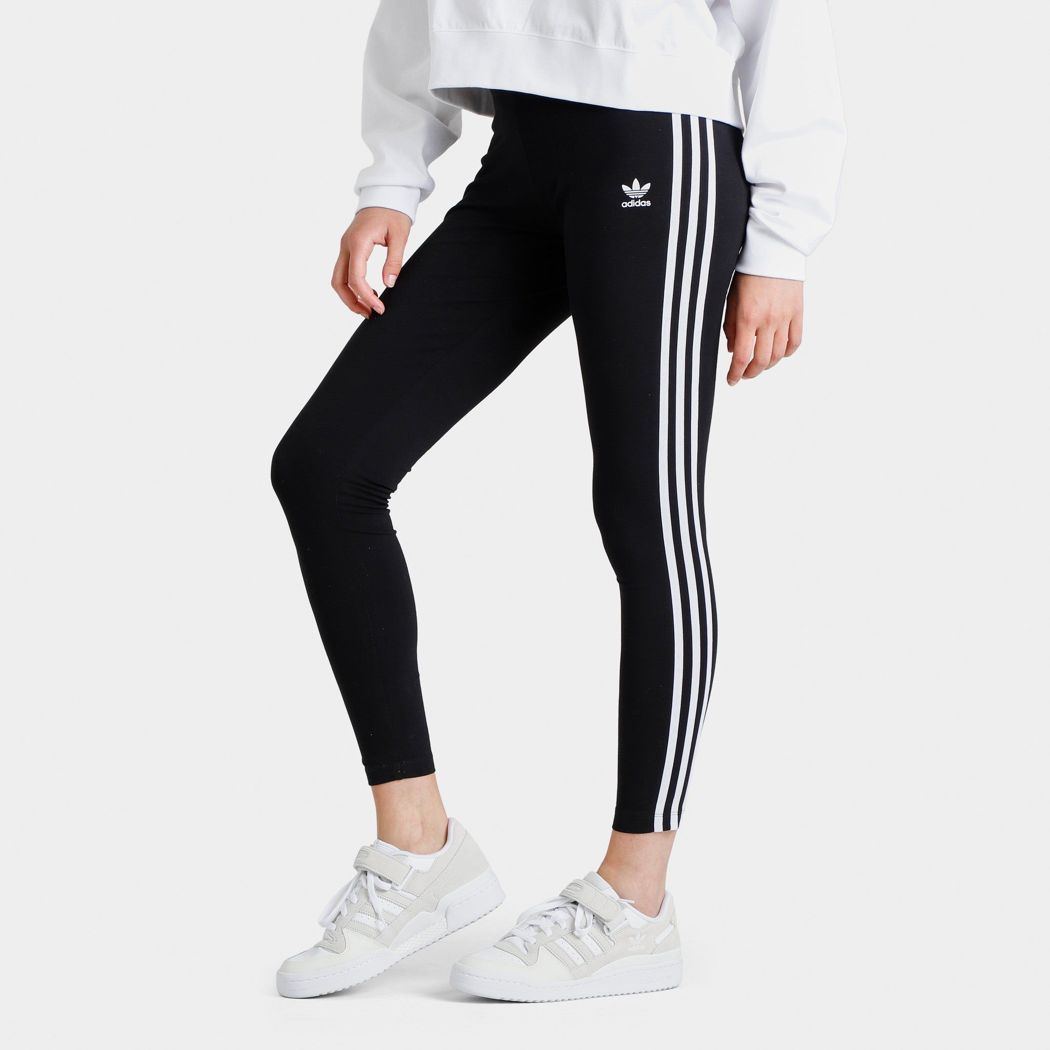 adidas Originals Women’s Adicolor Classics 3-Stripes Tights / Black sold by JD Sports product image thumbnail 2