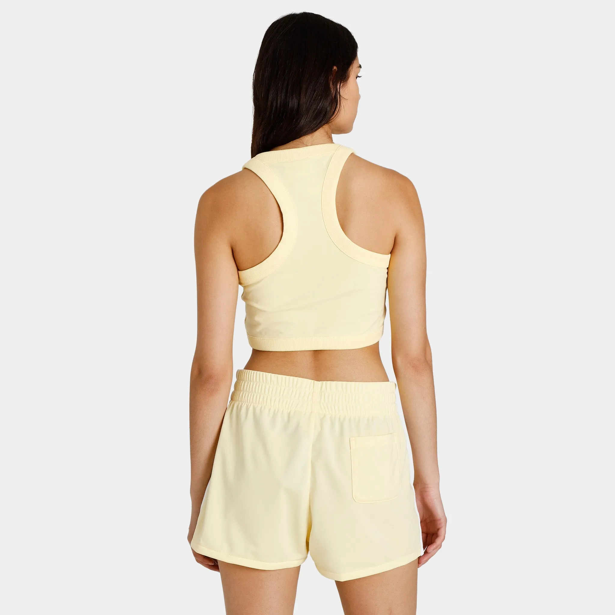 adidas Originals Women's Adicolor Classics 3-Stripes Short Tank Top / Almost Yellow sold by JD Sports product image thumbnail 3