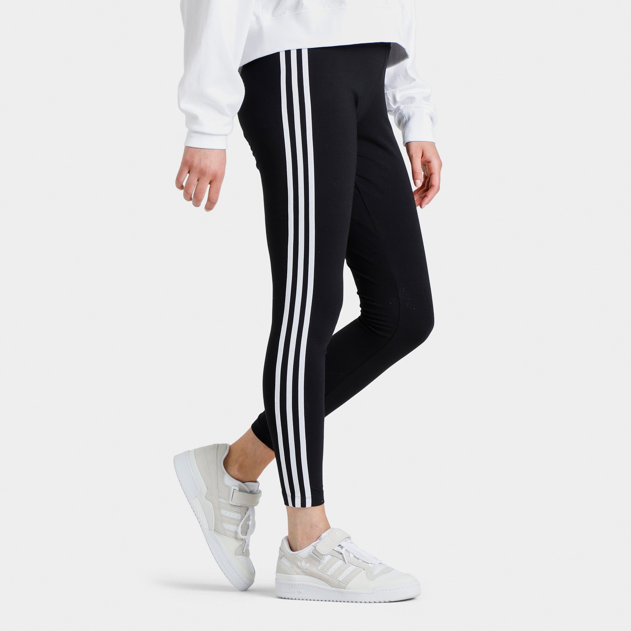 adidas Originals Women’s Adicolor Classics 3-Stripes Tights / Black sold by JD Sports product image thumbnail 3