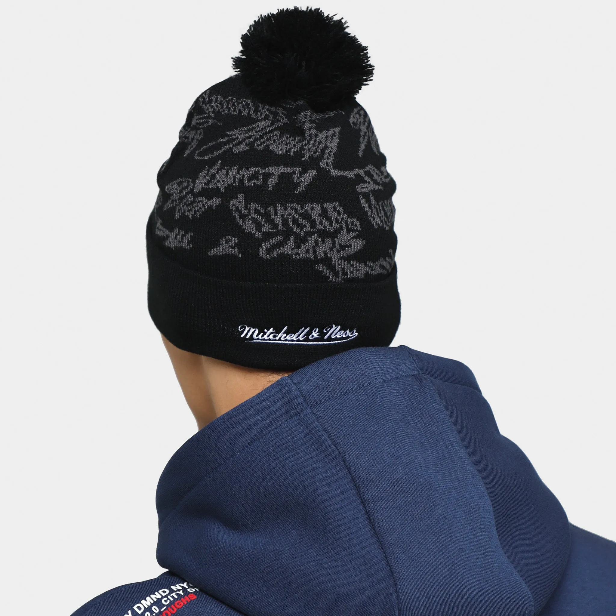 Mitchell and Ness Vancouver Grizzlies Meaningful Words Knit Hat / Black sold by JD Sports product image thumbnail 2