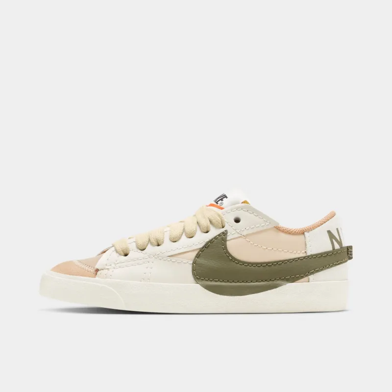 Nike Women’s Blazer Low ’77 Jumbo Sanddrift / Medium Olive - Light Silver sold by JD Sports