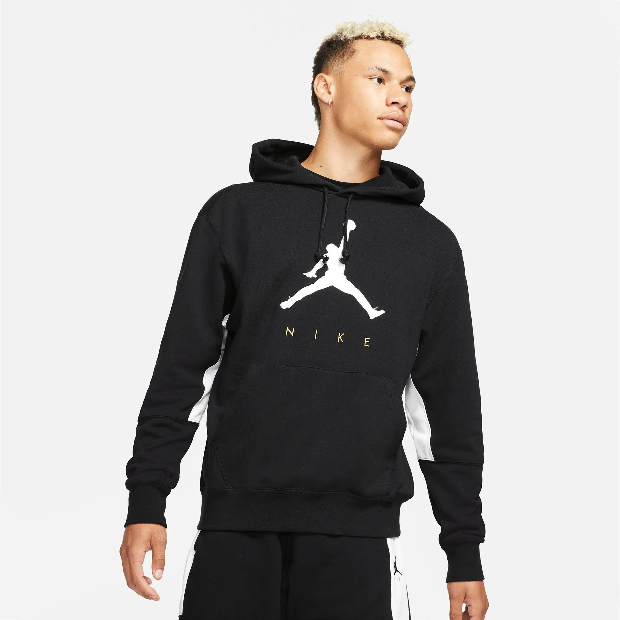 Jordan Jumpman Pullover Hoodie Black / White - Black sold by JD Sports