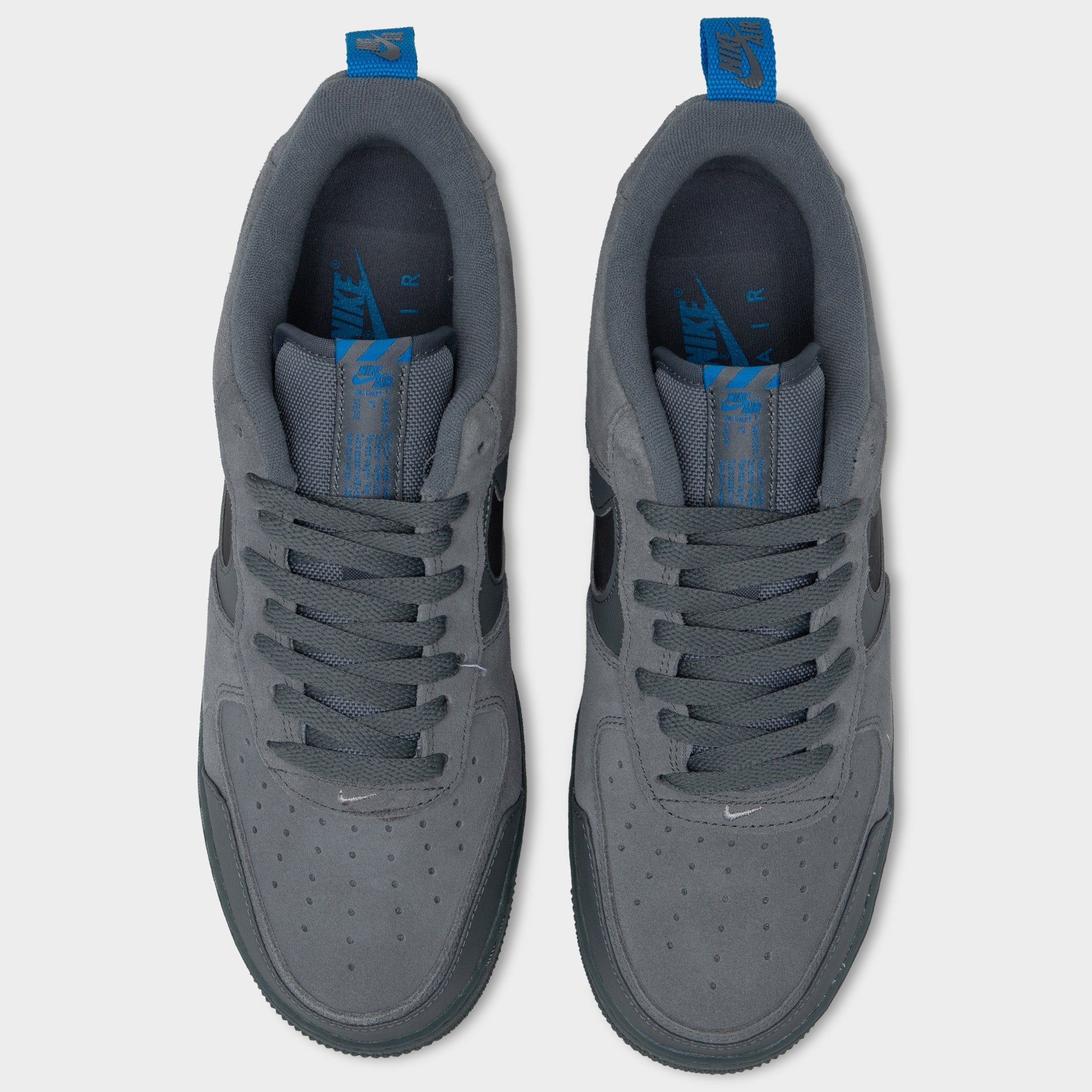 Nike Air Force 1 Smoke Grey / Black - Light Blue sold by JD Sports product image thumbnail 4