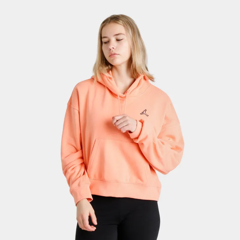 Jordan Women's Essentials Fleece Pullover Hoodie / Crimson Bliss sold by JD Sports