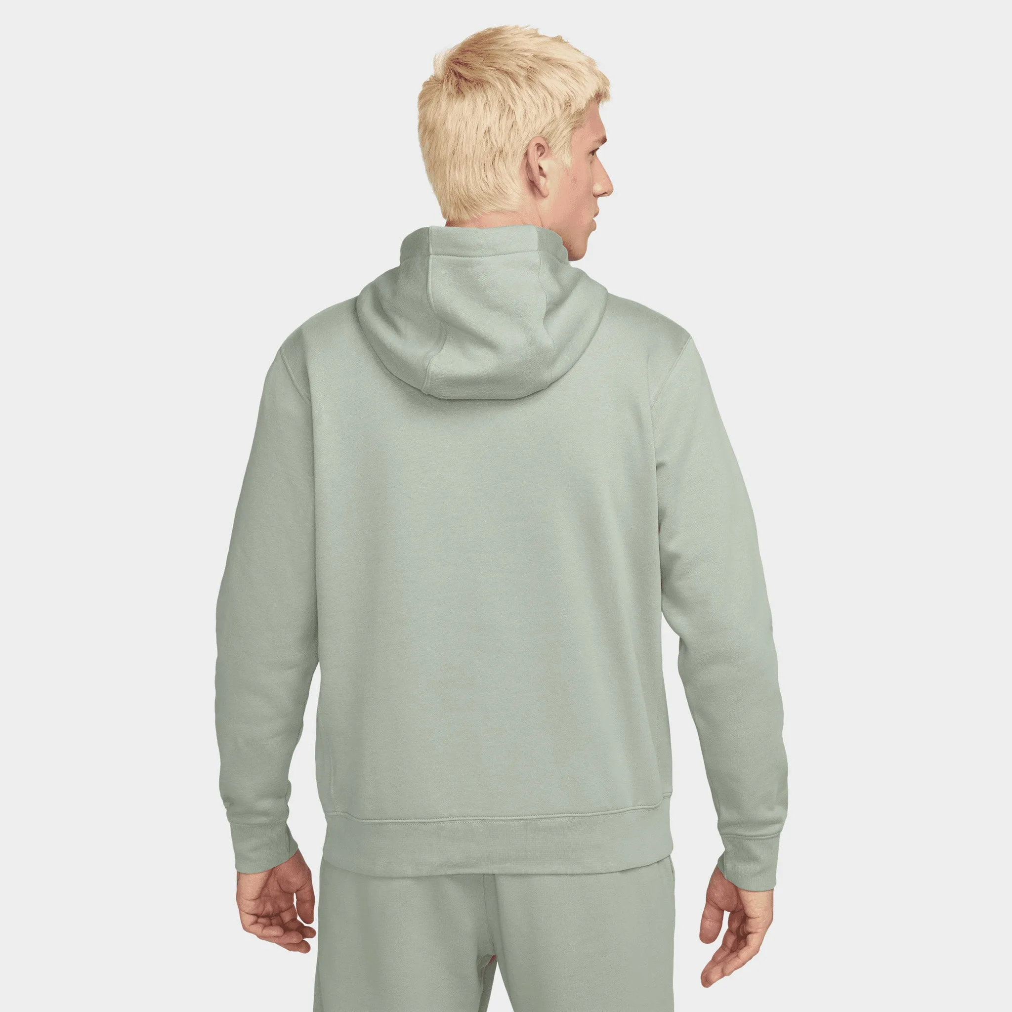 Nike Sportswear Club Fleece Pullover Hoodie Jade Horizon / White sold by JD Sports product image thumbnail 2
