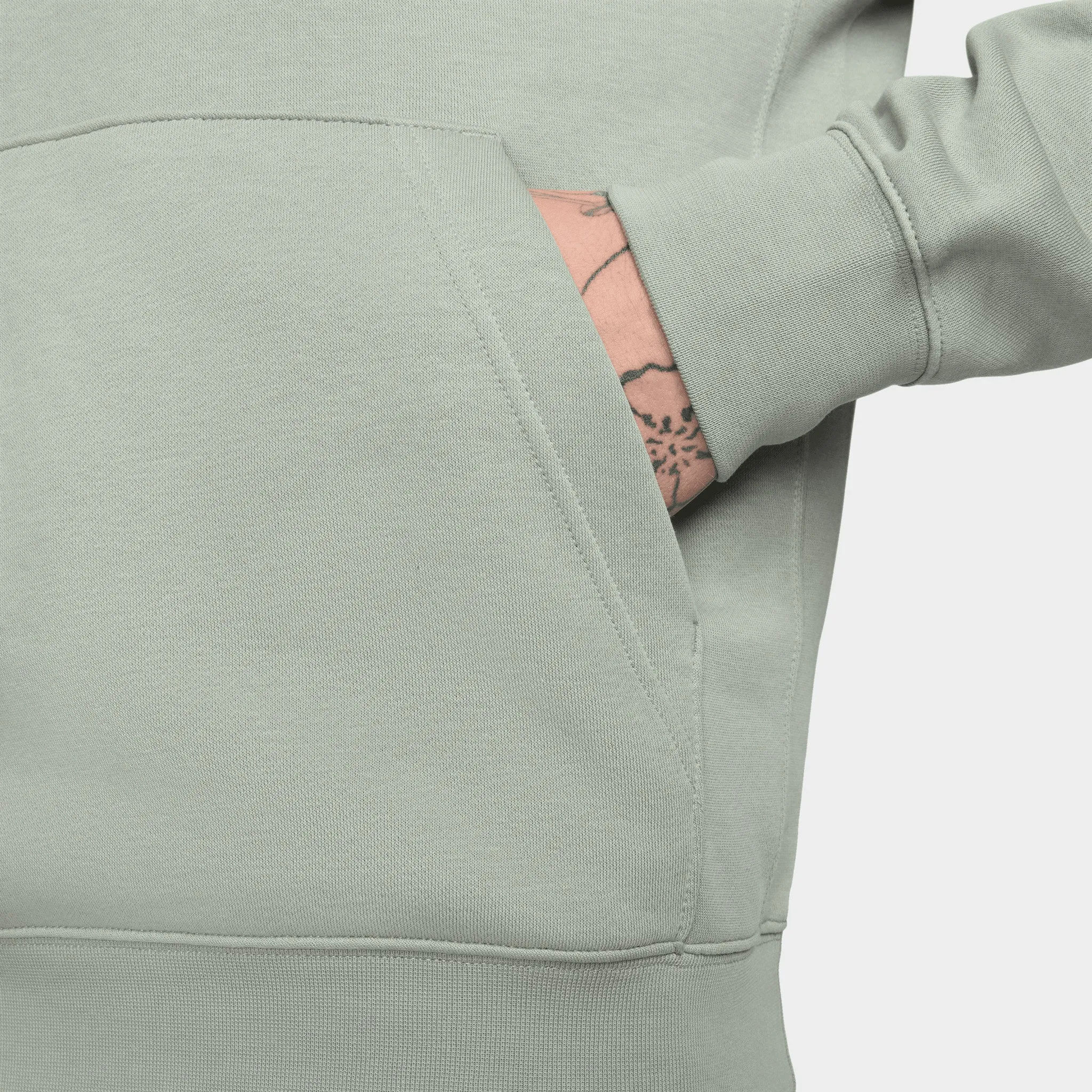 Nike Sportswear Club Fleece Pullover Hoodie Jade Horizon / White sold by JD Sports product image thumbnail 5