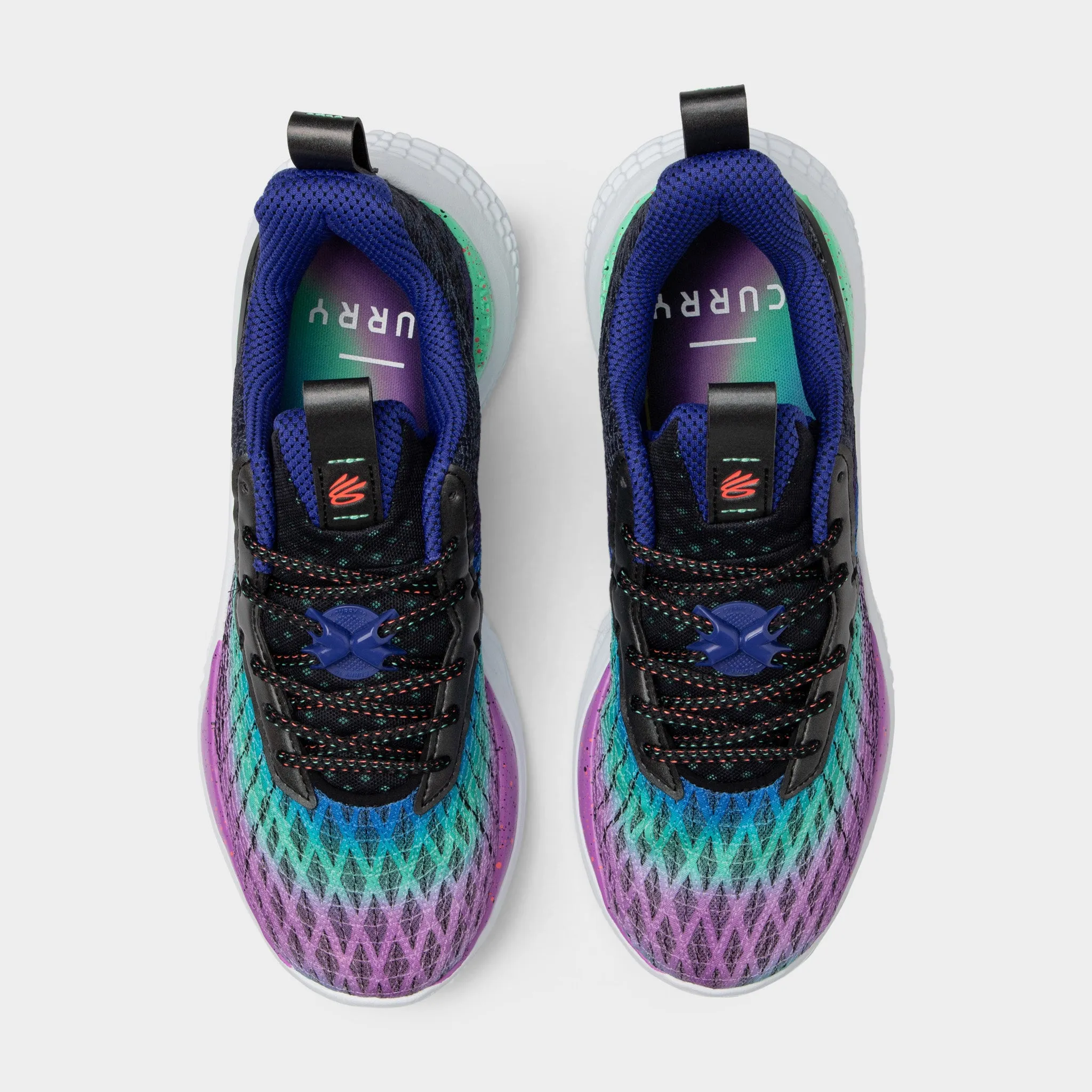 Under Armour Curry 10 NL Purple Panic / Antifreeze - Black sold by JD Sports product image thumbnail 5