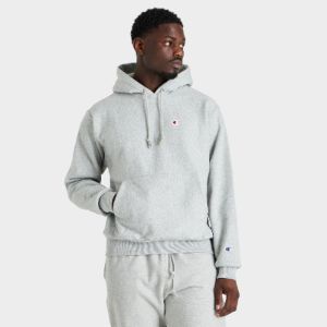 Champion Reverse Weave Pullover Hoodie / Oxford Grey sold by JD Sports