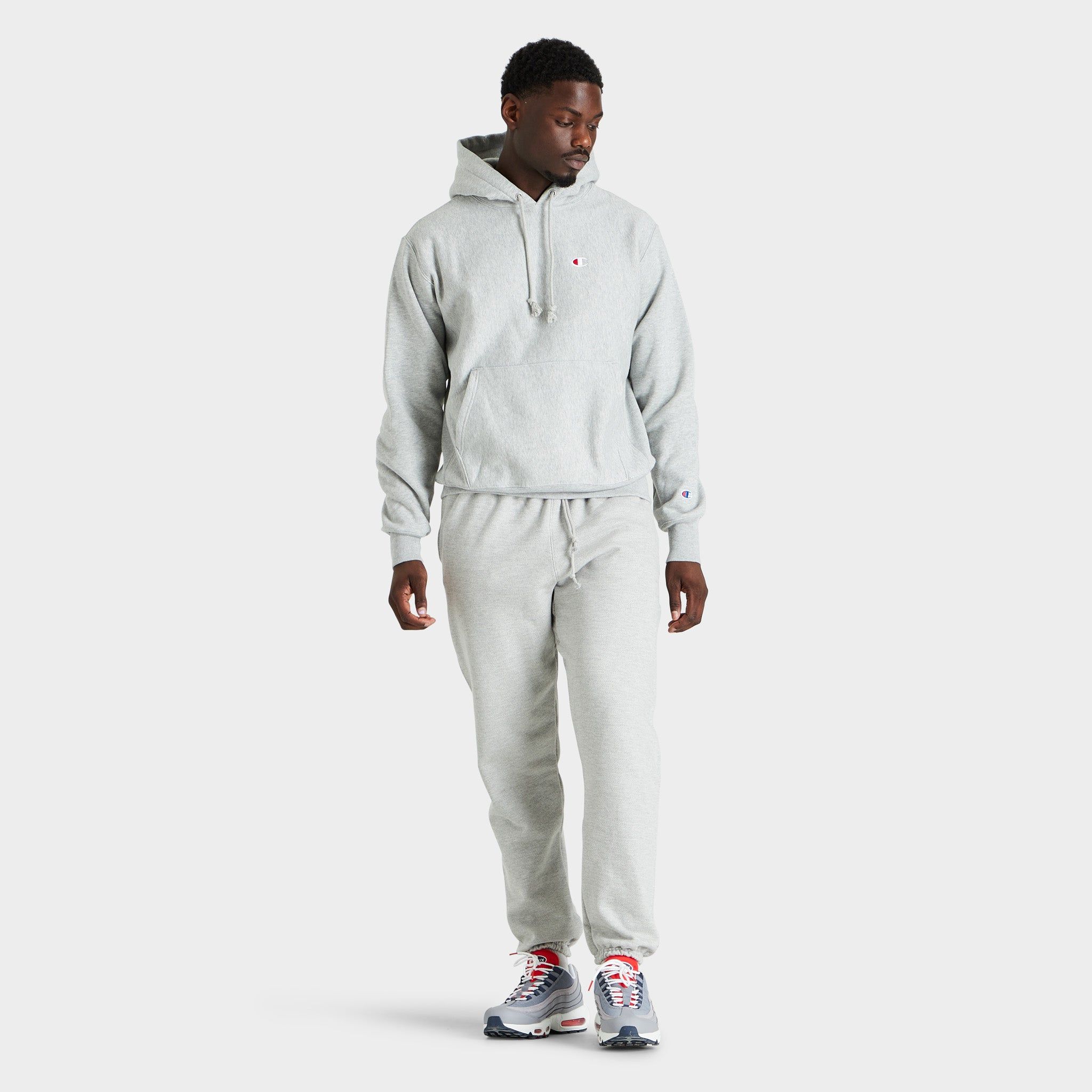 Champion Reverse Weave Pullover Hoodie / Oxford Grey sold by JD Sports product image thumbnail 11