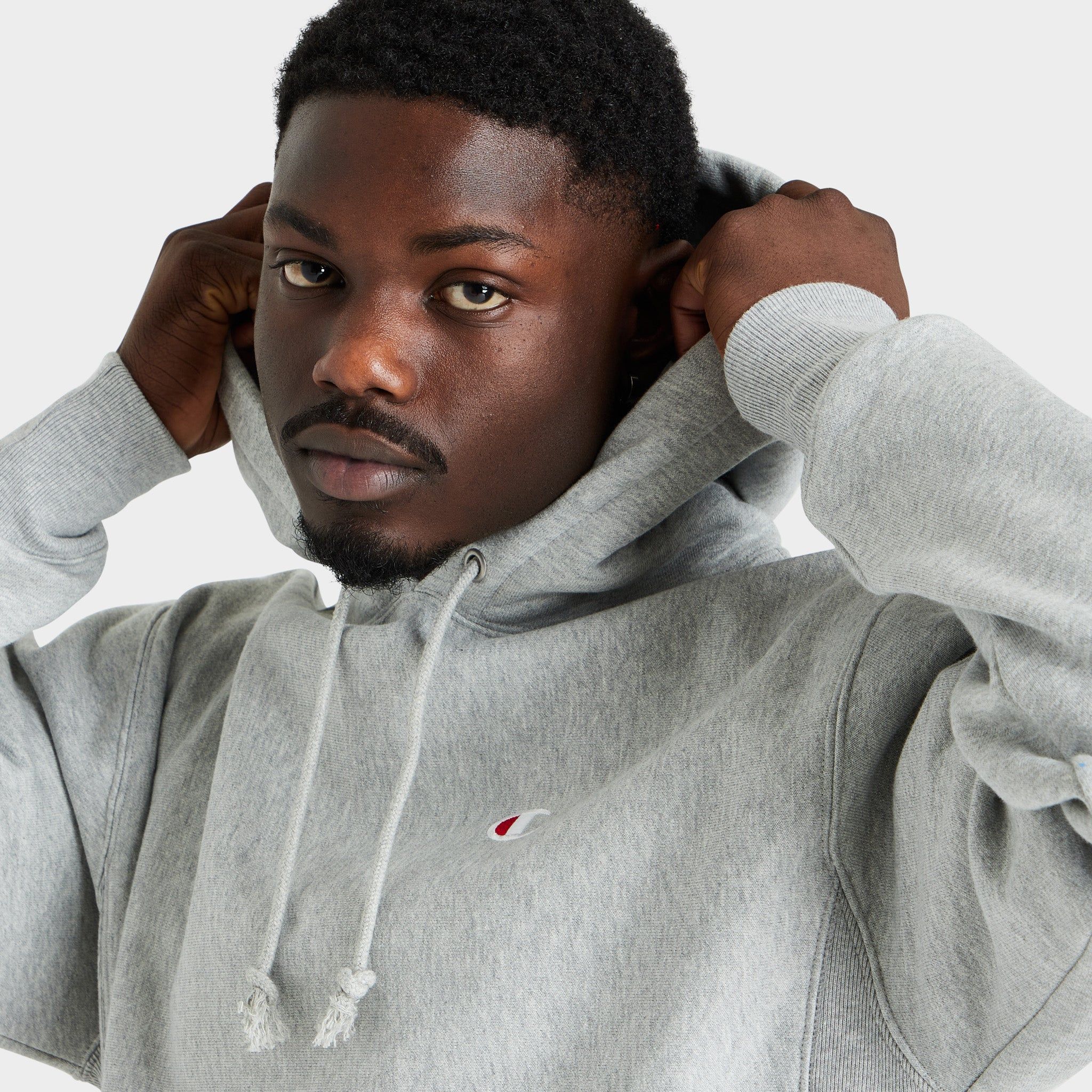 Champion Reverse Weave Pullover Hoodie / Oxford Grey sold by JD Sports product image thumbnail 9