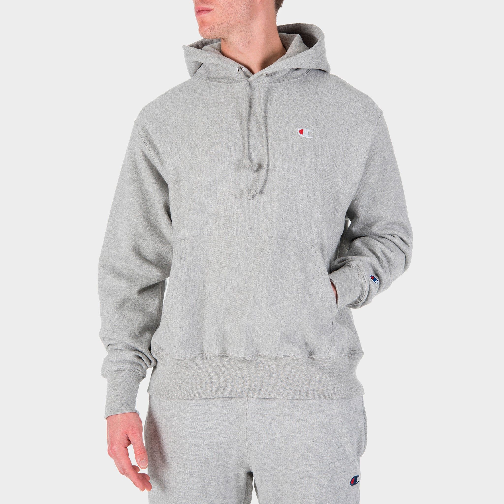 Champion Reverse Weave Pullover Hoodie / Oxford Grey sold by JD Sports product image thumbnail 6