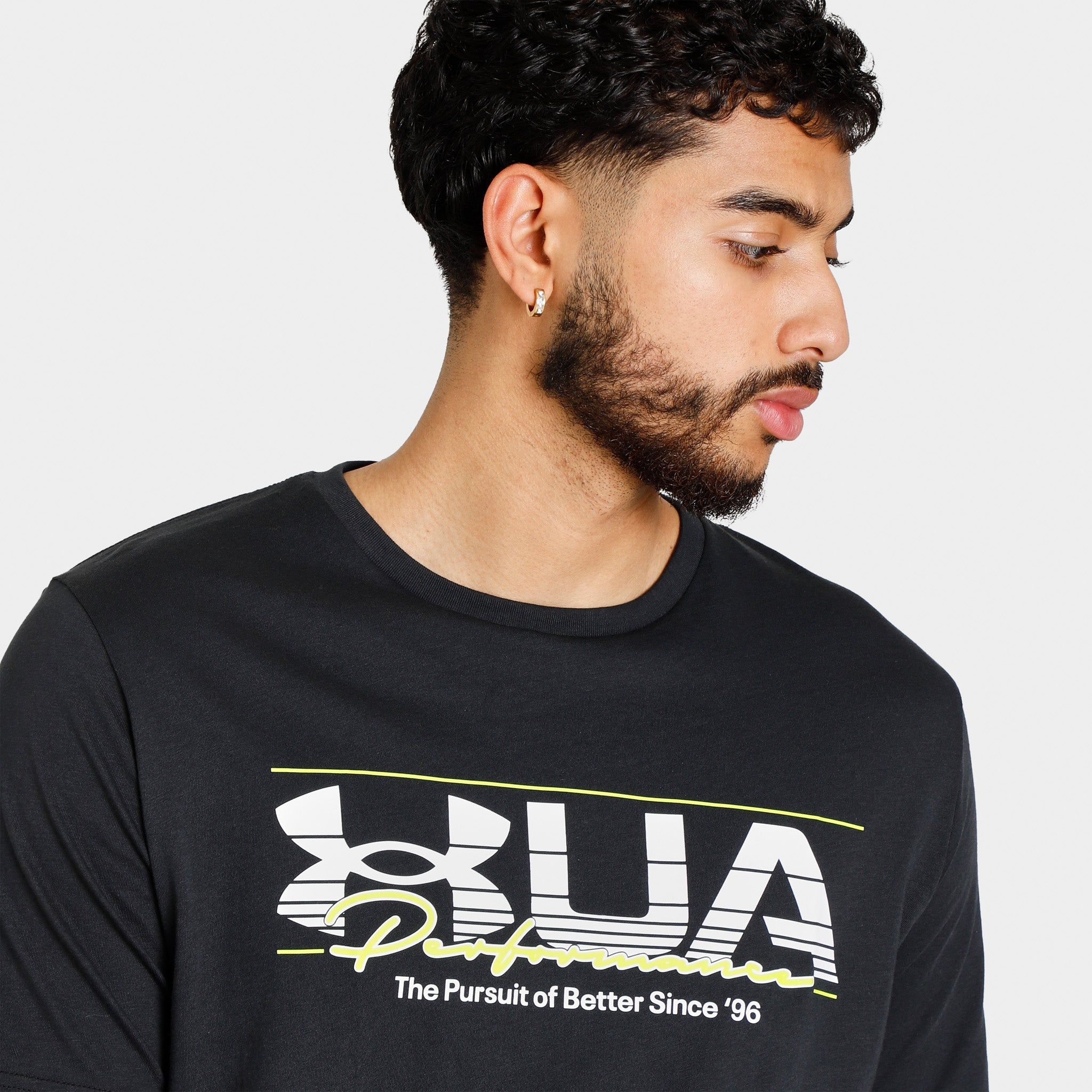 Under Armour Vintage Branded Script T-shirt Black / White sold by JD Sports product image thumbnail 3