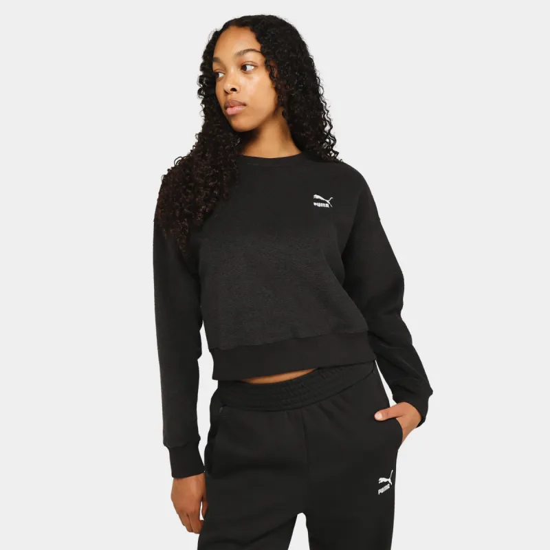Puma Women's Classics Crewneck / Puma Black made by Puma